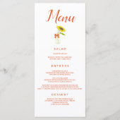 Het mooie menu Zonnebloem van het Weddenschap (Voorkant)