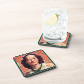 het mooie Merle Oberon Bier Onderzetter (Rechterzijde)