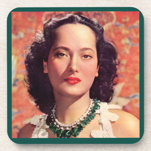 het mooie Merle Oberon Bier Onderzetter (Voorkant)