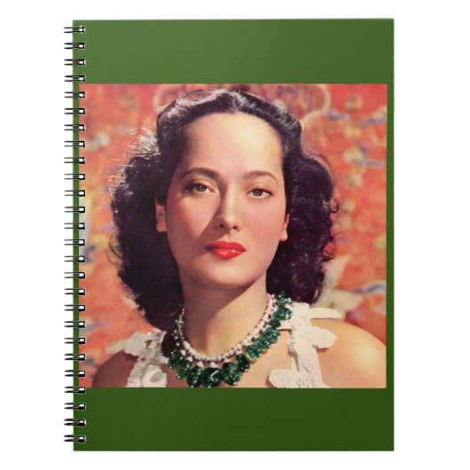 het mooie Merle Oberon Notitieboek (Voorkant)