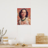 het mooie Merle Oberon Poster (Keuken)