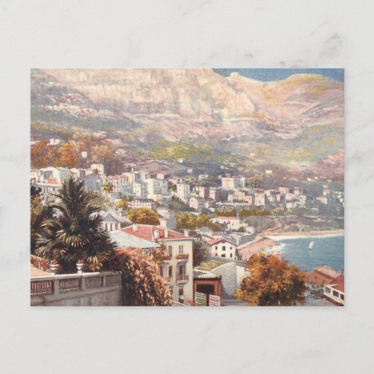 Het mooie Monte Carlo-Uitzicht Briefkaart (Voorkant)
