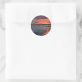 Het mooie natuur van het meer van Powell Ronde Sticker (Tas)