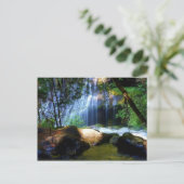 Het mooie Oerwoud van de Waterval Briefkaart (Staand voorkant)