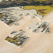 Het Mooie Ontspannende Landschap Legpuzzel (Zijkant)