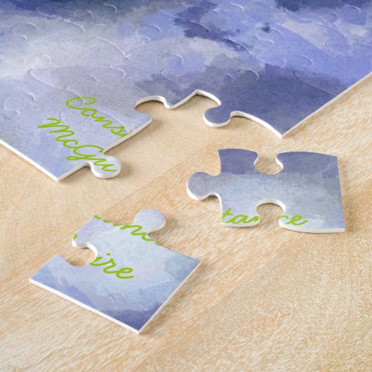 Het mooie Paarse Raadsel van het Afbeelding van de Legpuzzel (Zijkant)