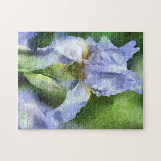 Het mooie Paarse Raadsel van het Afbeelding van de Legpuzzel (Horizontaal)