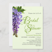 Het mooie Paarse Vrijgezellenfeest van Wisteria Fl Kaart (Voorkant)