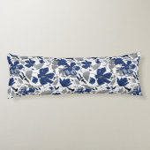 Het mooie patroon van Clematis Vine Floral Waterve Lichaamskussen (Achterkant)