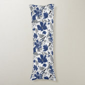 Het mooie patroon van Clematis Vine Floral Waterve Lichaamskussen (Voorkant Verticaal)