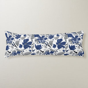 Het mooie patroon van Clematis Vine Floral Waterve Lichaamskussen