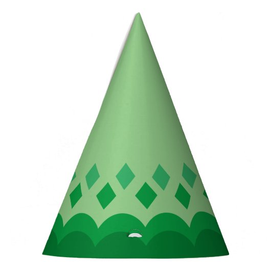 Het mooie Pet van het Patroonfeest van de Groenen Feesthoedjes (Links)