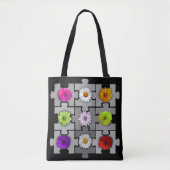 Het mooie Poppy Flower en Gerberas Pattern Tote Bag (Voorkant)