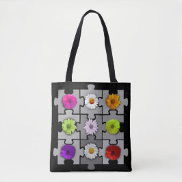 Het mooie Poppy Flower en Gerberas Pattern Tote Bag