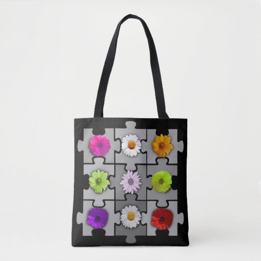 Het mooie Poppy Flower en Gerberas Pattern Tote Bag (Voorkant)