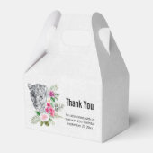 Het mooie portret van de Leopard-kop in de Waterve Bedankdoosjes (Voorkant Zijde)