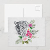 Het mooie portret van de Leopard-kop in de Waterve Briefkaart (Voorkant / Achterkant)