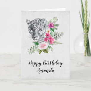 Het mooie portret van de Leopard-kop in de Waterve Kaart