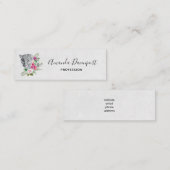 Het mooie portret van de Leopard-kop in de Waterve Mini Visitekaartje (Voorkant / Achterkant)