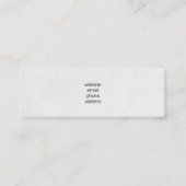 Het mooie portret van de Leopard-kop in de Waterve Mini Visitekaartje (Achterkant)