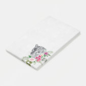 Het mooie portret van de Leopard-kop in de Waterve Post-it® Notes (Schuin)