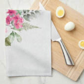 Het mooie portret van de Leopard-kop in de Waterve Theedoek (Quarter Fold)