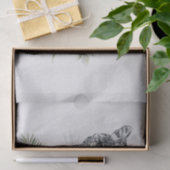 Het mooie portret van de Leopard-kop in de Waterve Tissuepapier (Geschenk)