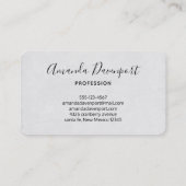 Het mooie portret van de Leopard-kop in de Waterve Visitekaartje (Achterkant)