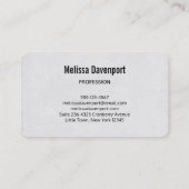 Het mooie portret van de Leopard-kop in de Waterve Visitekaartje (Achterkant)