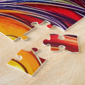 Het mooie portret van de regenboogpaard legpuzzel (Zijkant)