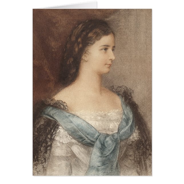 Het mooie portret van Empress Elisabeth - Sisi (Voorkant)