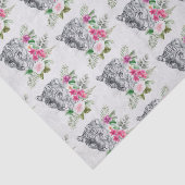 Het mooie portretpatroon van de Leopard Tissuepapier (Detail)