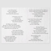 Het mooie Prayers Decoupage"-weefsel Tissuepapier (Voorkant)