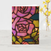 Het mooie Roze nam de Kaart van de Nota van de (Gele Bloem)