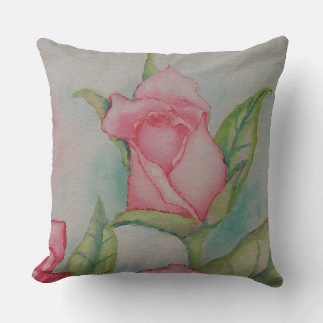 Het mooie Roze nam de Pastelkleur CricketDiane van Kussen (Voorkant)