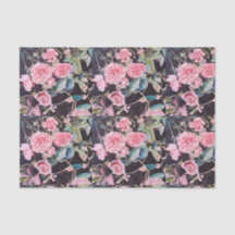 Het mooie roze rozen Waterverf Floral Pattern