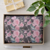 Het mooie roze rozen Waterverf Floral Pattern Tissuepapier (Geschenk)
