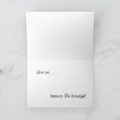 Het mooie Russische Blauwe Wenskaart van de Kat Kaart (Binnen)