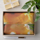 Het mooie Sinaasappel nam toe Tissuepapier (Geschenk)