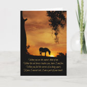 Het mooie Spirituele Gedicht van de Sympathie van Kaart (Voorkant)