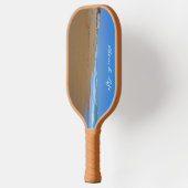 Het mooie strand van Shirley Taylor Pickleball Paddle (Links)