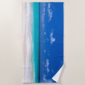 Het mooie Surf van de Kiekenzand Strandlaken (Voorkant)