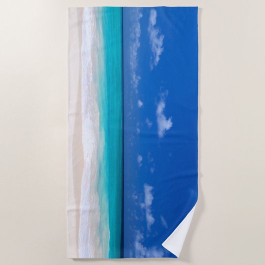 Het mooie Surf van de Kiekenzand Strandlaken (Voorkant)