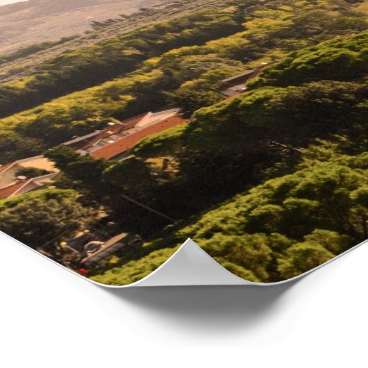 Het mooie tussenkastlandschap poster (Hoek)