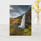 Het mooie Uitzicht van het Landschap van Kaart (Gele Bloem)