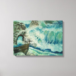 Het mooie van een sterk surf canvas afdruk