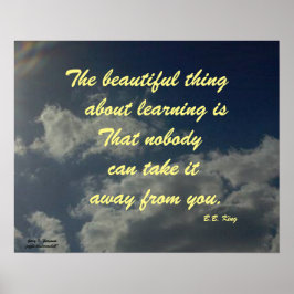 HET MOOIE VAN HET LEREN B.B.KING POSTER