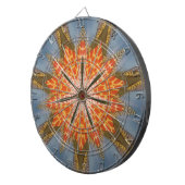 Het mooie verbazende vrouwelijke Afrikaanse dier Dartbord (Voorkant Rechts)