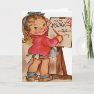 Het mooie Vintage Moederdag van de Kuiper Marjorie Kaart