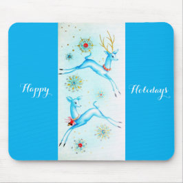 Het mooie Vintage Rendier van het Midden van de Muismat